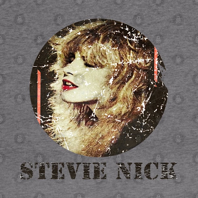 Stevie Nicks-Brush Frame Retro by Hursed